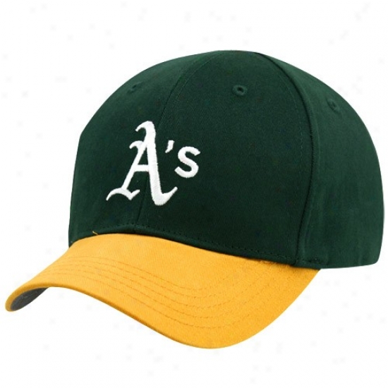 Oakland Athletics Gead: Twins '47 Oakland Athletics Infant Green-gold Fireside Team Logo Adjustable Hat