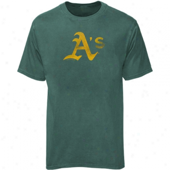 Oakland Athletics Tshirt : Elevated Oakland Athletics Heather Green Big Time Play Tshirt