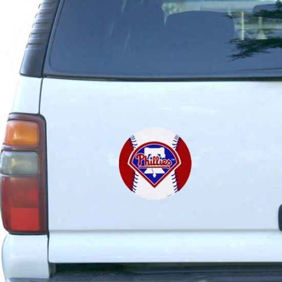 Philadelphia Phillies Baseball Team Logo Car Magnet