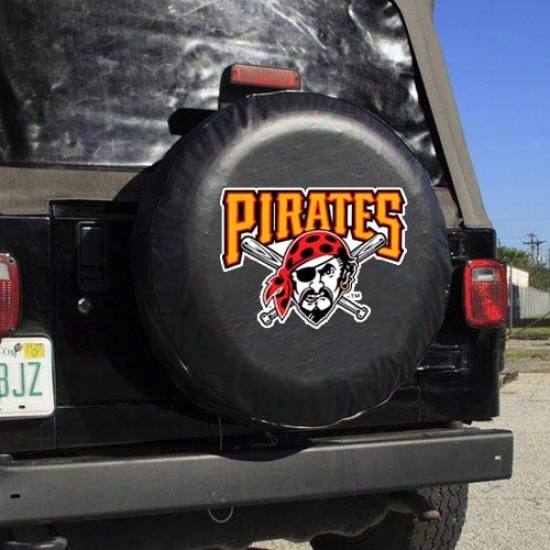 Pittsburgh Pirates Black Logo Tire Cover
