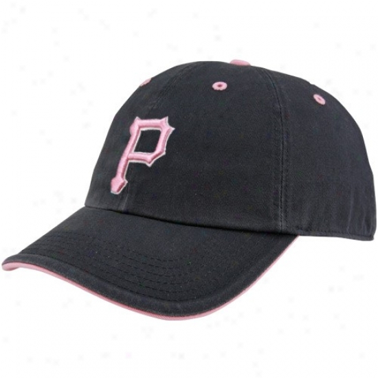 Pittsburgh Pirates Hats : Twins '47 Pittsburgh Pirates Ladies Navy Blue Opening Act Adjustable Slouch Hats