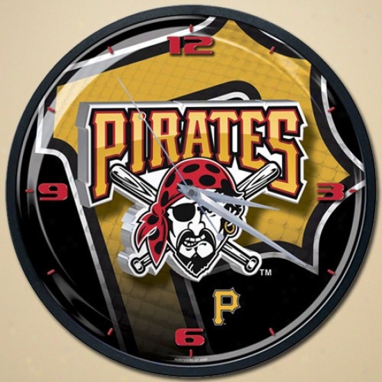 Pittsburgh Pirates High Definition Wall Clock