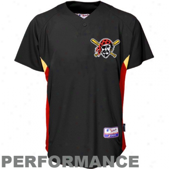 Pittsburgh Pirates Jerseys : Majestic Pittsburgh Pirates Black Batting Practice Baseball Jerseys