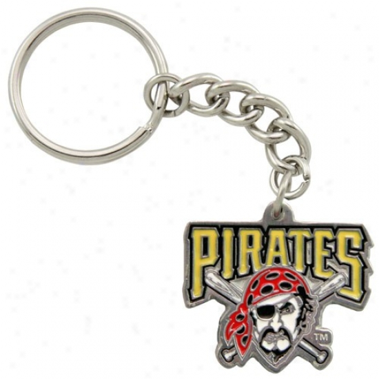 Pittsburgh Pirates Pewter Primary Logo Keychain
