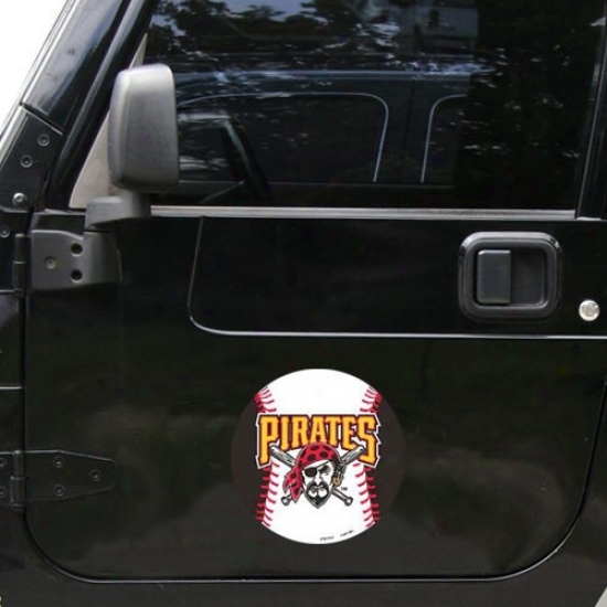 Pittsburgh Pirates Team Logo Car Magnet