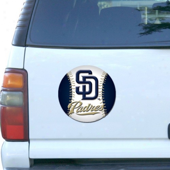 San Diego Padres Baseball Team Logo Car Magnet