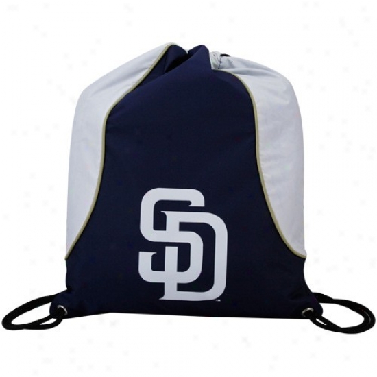 San Diego Padres Black-gray Axis Drawstring Backpack
