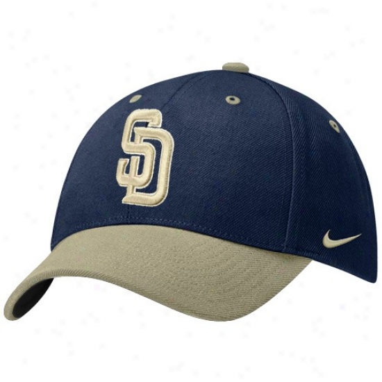 San Diego Padres Gear: Nike San Diego Padres Navy Blue Wool Classic Hat
