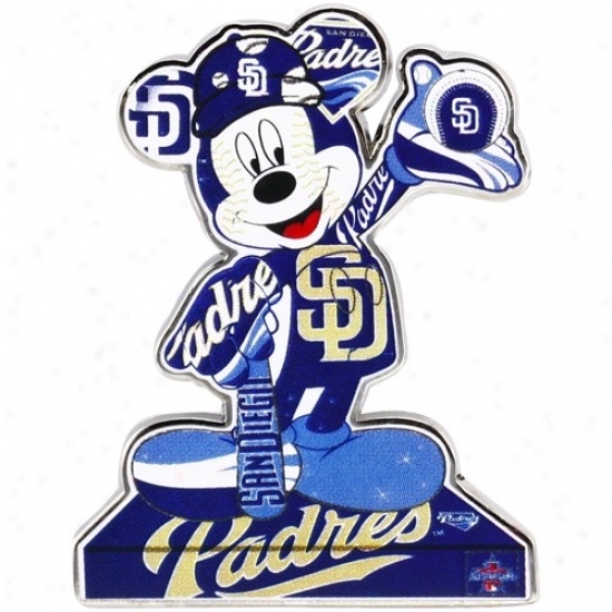 San Diego Padres Gear: San Diego Padres 2010 Mlb All-star Game Team Statue Disney Collectible Trading Pin