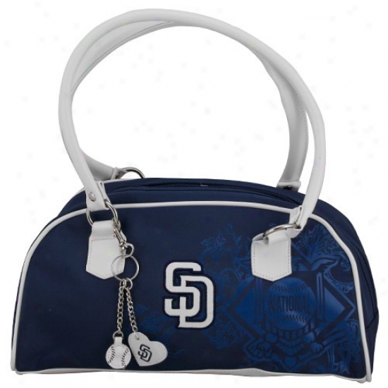 San Diego Padres Ladies Navy Blue Caprice Handbag