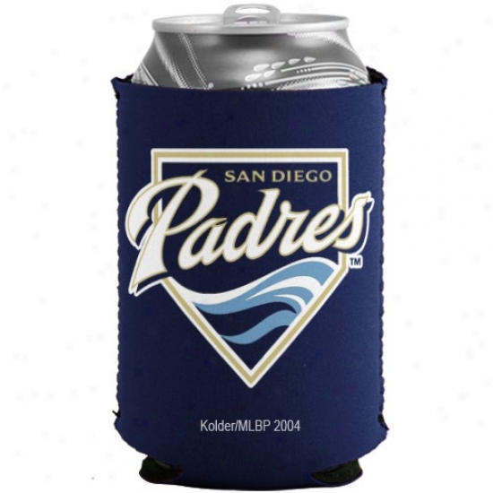 San Diego Padres Navy Blue Collapsible Can Coolie