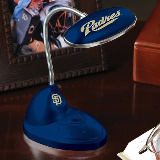 San Diego Padres Navy Blue Led Desk Lamp