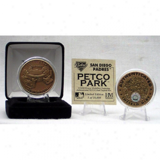 San Diego Padres Petco Park Authenticated Infield Dirt Coin