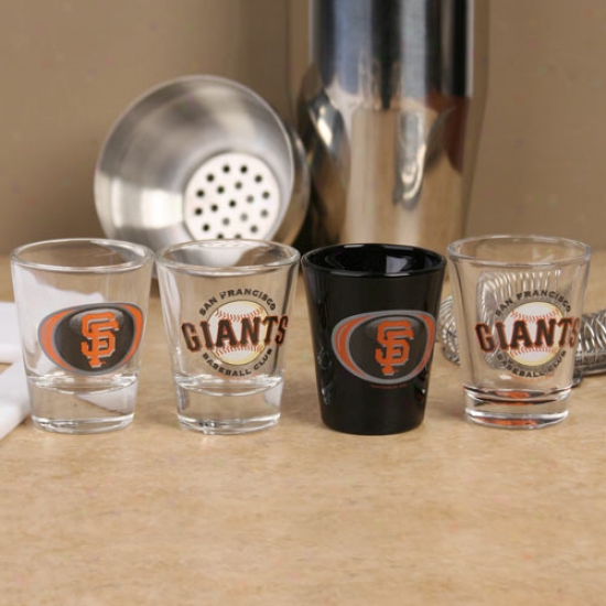 San Francisco Giants 4-pack Vortex Shot Glass Set