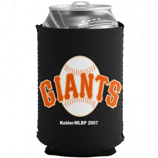 San Francisco Giants Black Collapaible Can Coolie