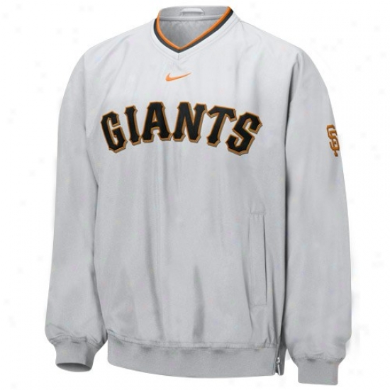 San Francisco Giants Jackets : Nike San Francisco Giants White Staff Ace Windshirt