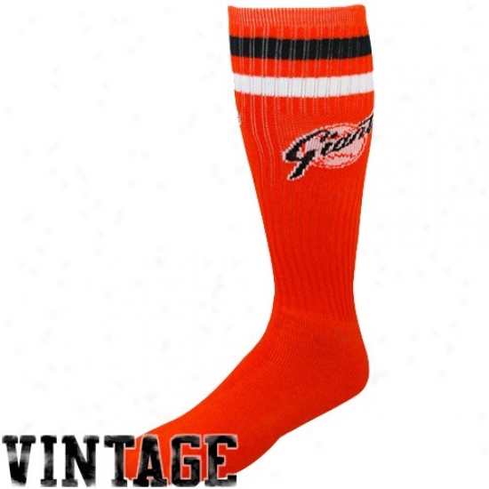 San Francisco Giants Orange Vintage Logo Tube Socks