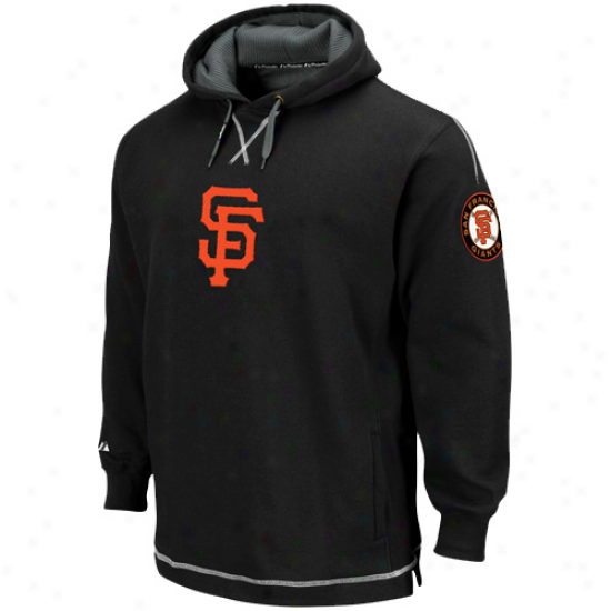 San Francisco Giants Sweatshirt : Majestic San Francisco Giants Black The Liberation Pullover Sweatshirt