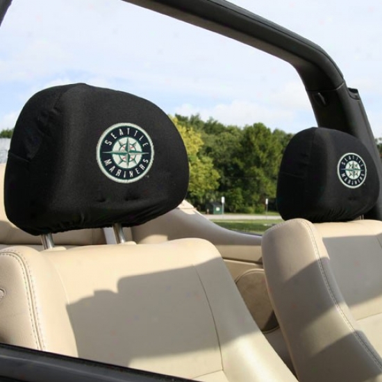 Seattle Mariners 2-pack Headrest Covers