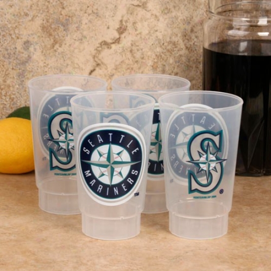 Seattle Mariners 4-pack 16oz. Plastic Cups
