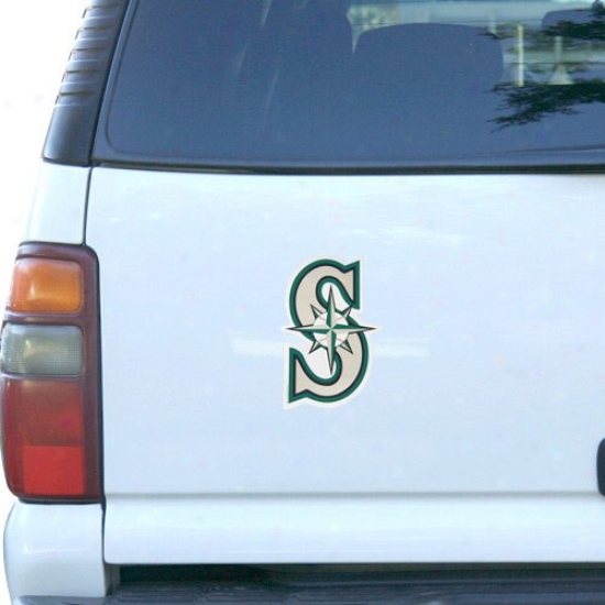Seattle Mariners 6-inch Team Logo Magnet