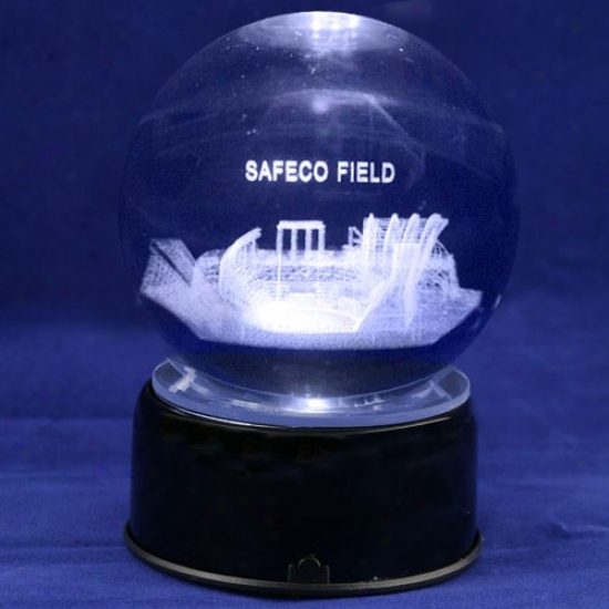 Seattle Mariners Baseball Stadium 3d Laser Globe