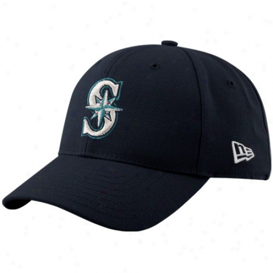 Seattle Mariners Hats : New Era Seattle Mariners Navy Blue Pinch Hitter Adjustable Hats