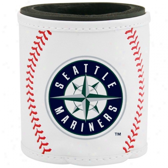 Seattle Mariners Whit Baseball Can Coolie