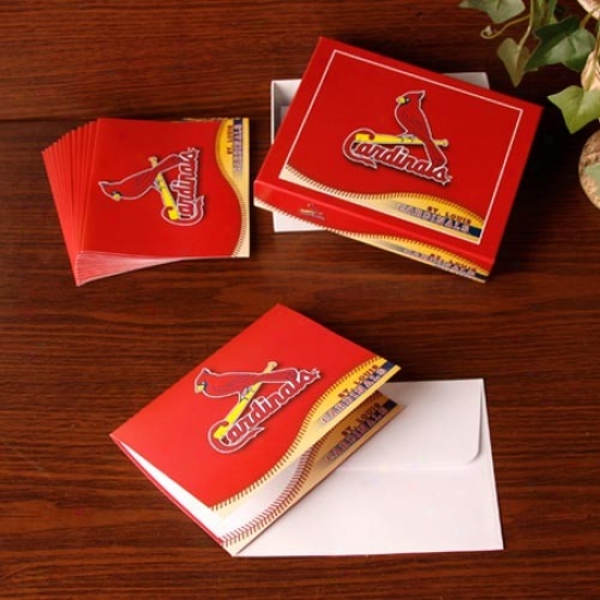 St. Louis Cardinals Boxeed Note Cards