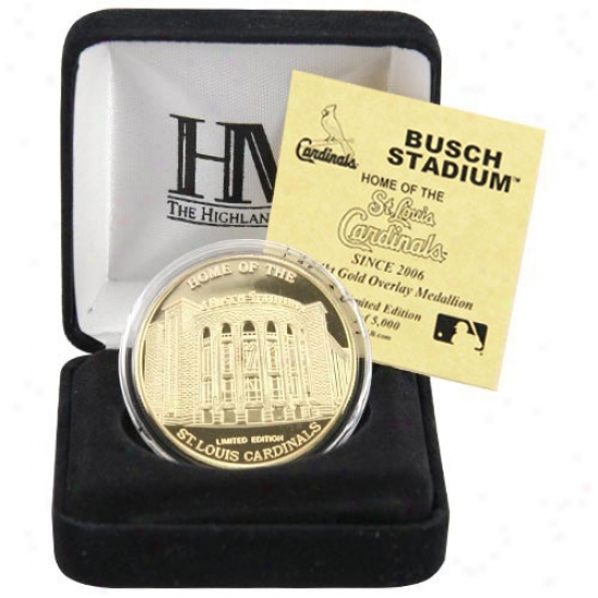 St Louis Cardinals Busch Stadium Inaugural Stadium Gold Coin