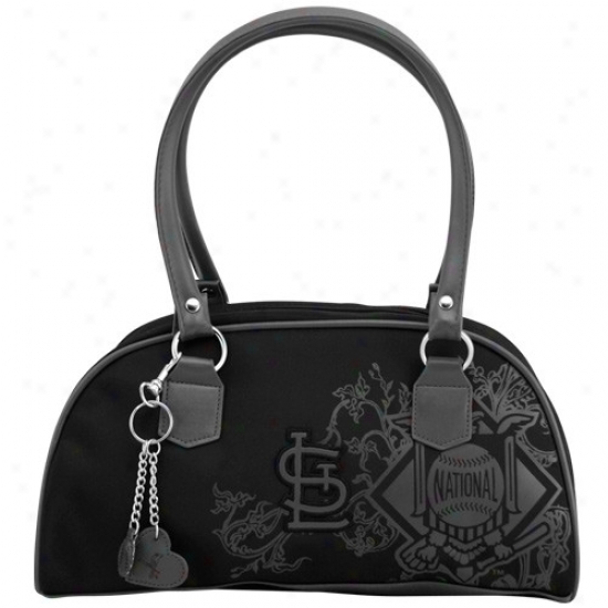 St. Louis Cardinals Ldaies Black Caprice Handbag