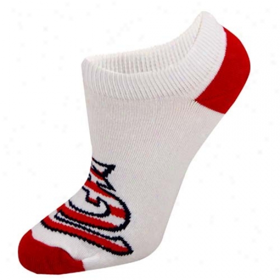 St. Louis Cardinals Ladies White Patriotic Ankle Socks