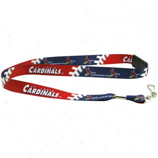 St. Louis Cardinals Navy Blue-red Event Lanyard