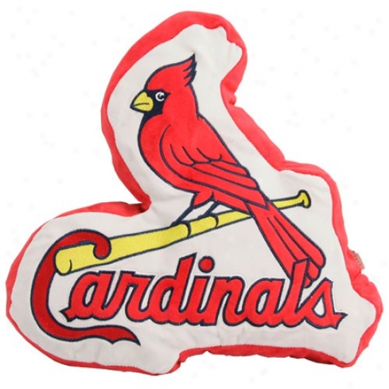 St Louis Cardinals Team Embroidered Pillow