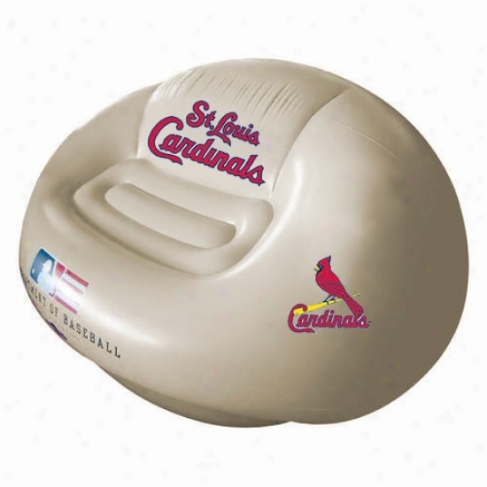 St Louis Cardinals Team Logo Inflatable Sofa