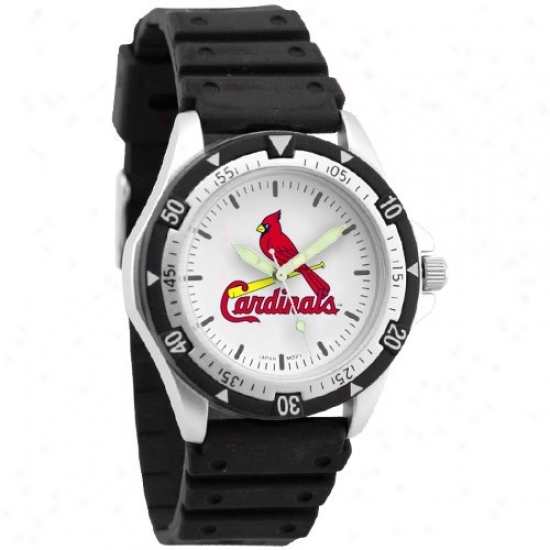 St. Louis Cardinals Watcnes : St. Louis Cardinals Men's Black Option Watches