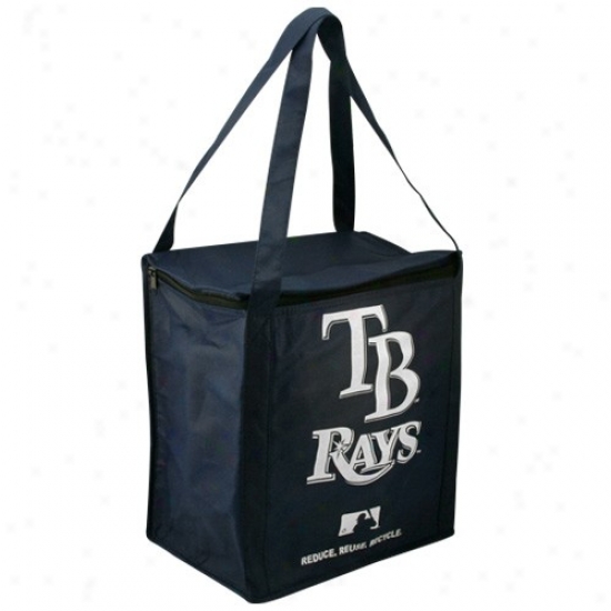 Tampa Recess  Rays Navy Blue Reusalbe Insulated Tote Bag