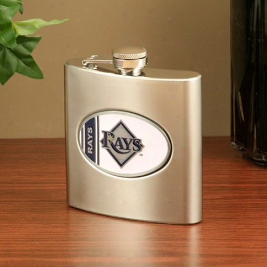 Tampa Bay Rays Stainless Steel Flask