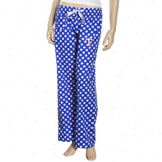 Tecas Rangers Ladies Royal Blue Galaxy Pajama Pants