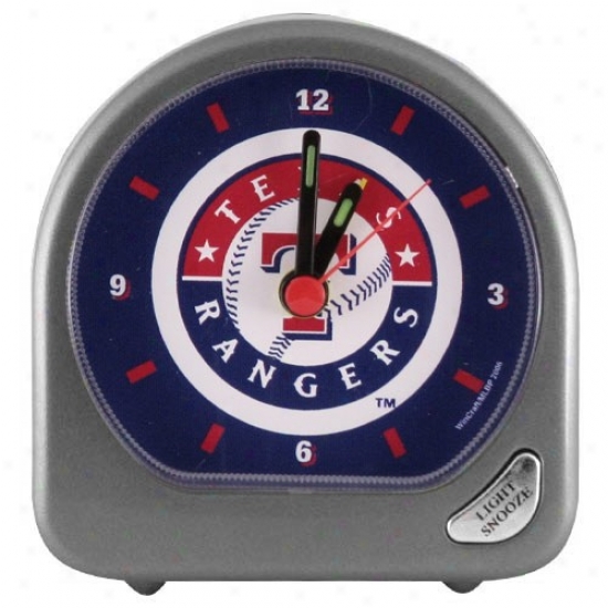 Texas Rangeds Plastic Alarm Clock