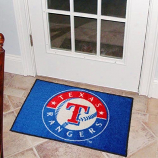 Texas Rangers Royal Blue Logo Starter Mat