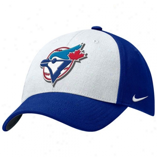 Toronto Blue Jays Merchandise: Nike Toronto Blue Jays White-royal Blue Wool First-rate Hat