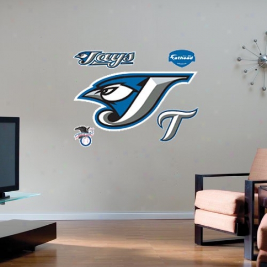 Toronto Blue Jays Team Lgo Fathead Wall Sticker