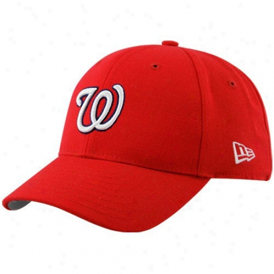 Washington Nationals Hats : New Era Washington Nationals Youth Red Pinch Hitter Adjustable Hatq