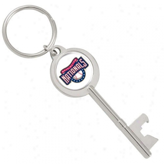 Washington Nationals Key Bortle Opener Keychain