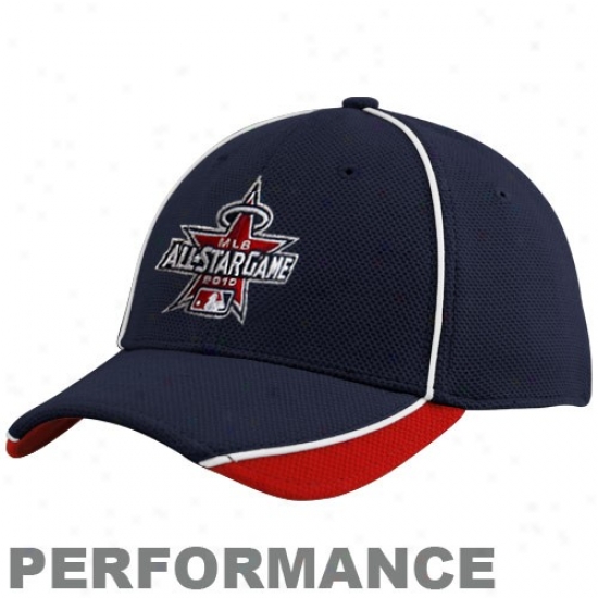 Washington Nationals Merchandise: New Era 2010 Mlb All-starG ame Navy Blue 39thirty Flex Perfomrance Hat