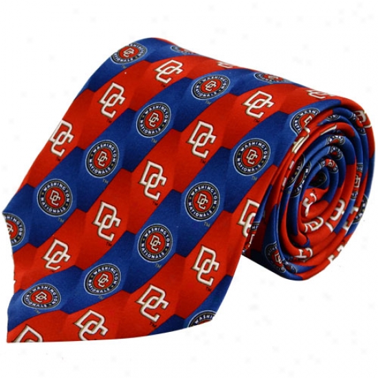 Washington Nationals Silk Pattern 1 Tie