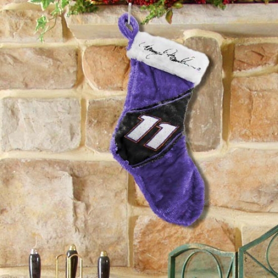 #11 Denny Hamlin Colorblock Plush Stocking