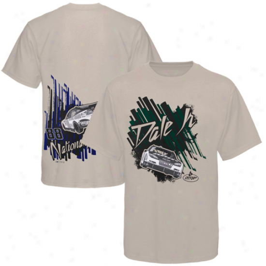 Dale Earnhardt Jr. Shirt : #88 Dale Earnhardt Jr. Khaki Draft Shirt