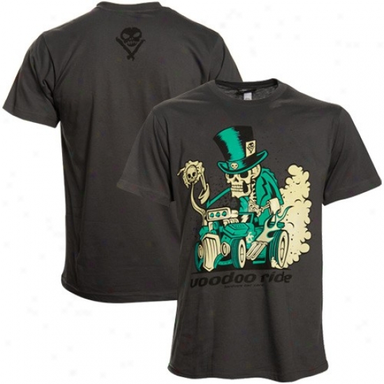 Dale Eanhardt Jr. T-shirt : #88 Dale Earnhardt Jr. Charcoal Voodoo Ride T-shirt